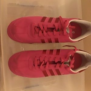 Adidas pink sneakers